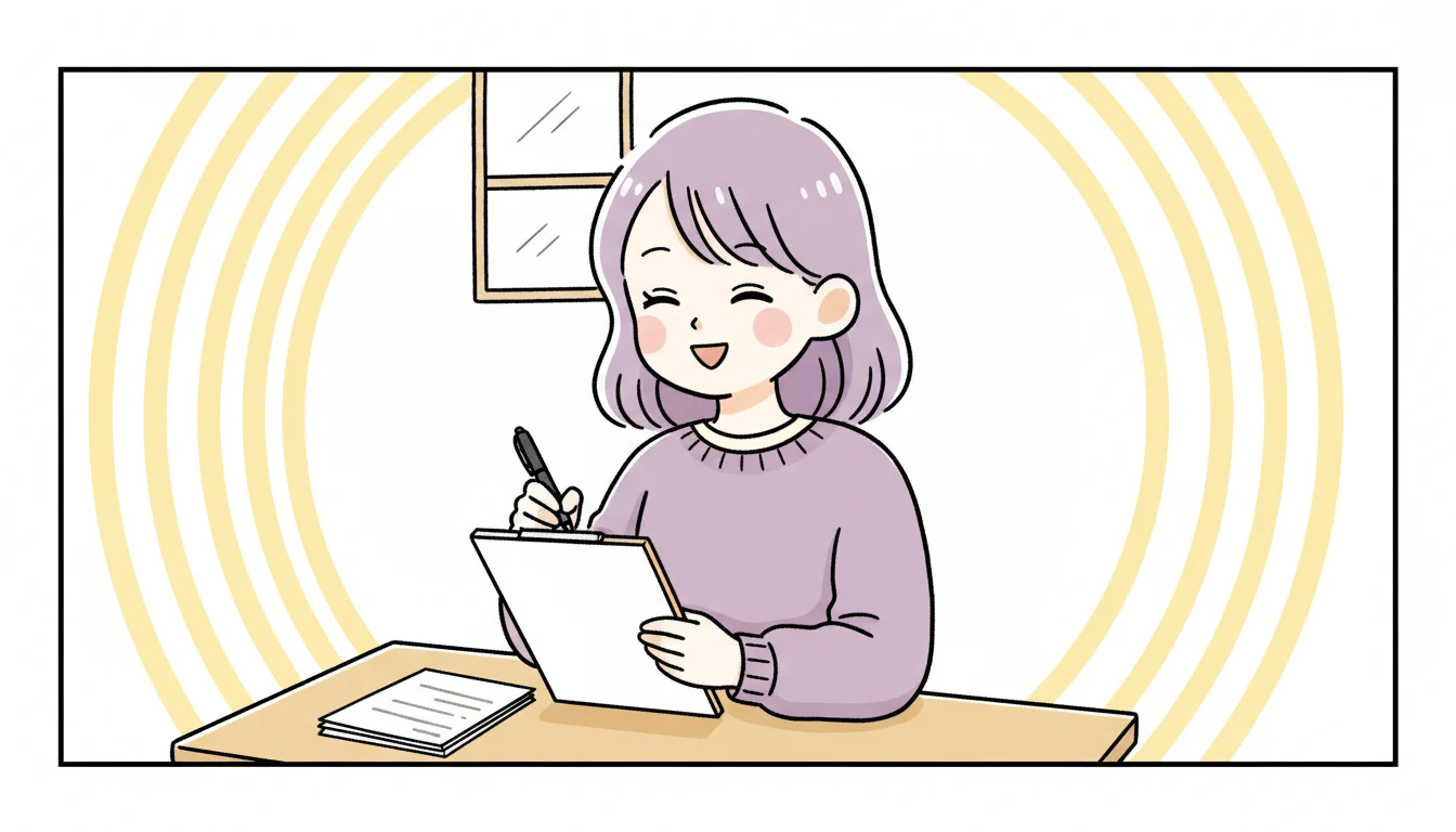 申請スケジュールと必要書類の内容を表すコミックエッセイ風イラスト