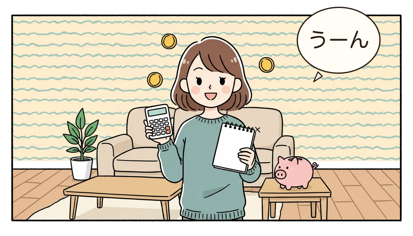 延長保育の申請と料金の内容を表すコミックエッセイ風イラスト