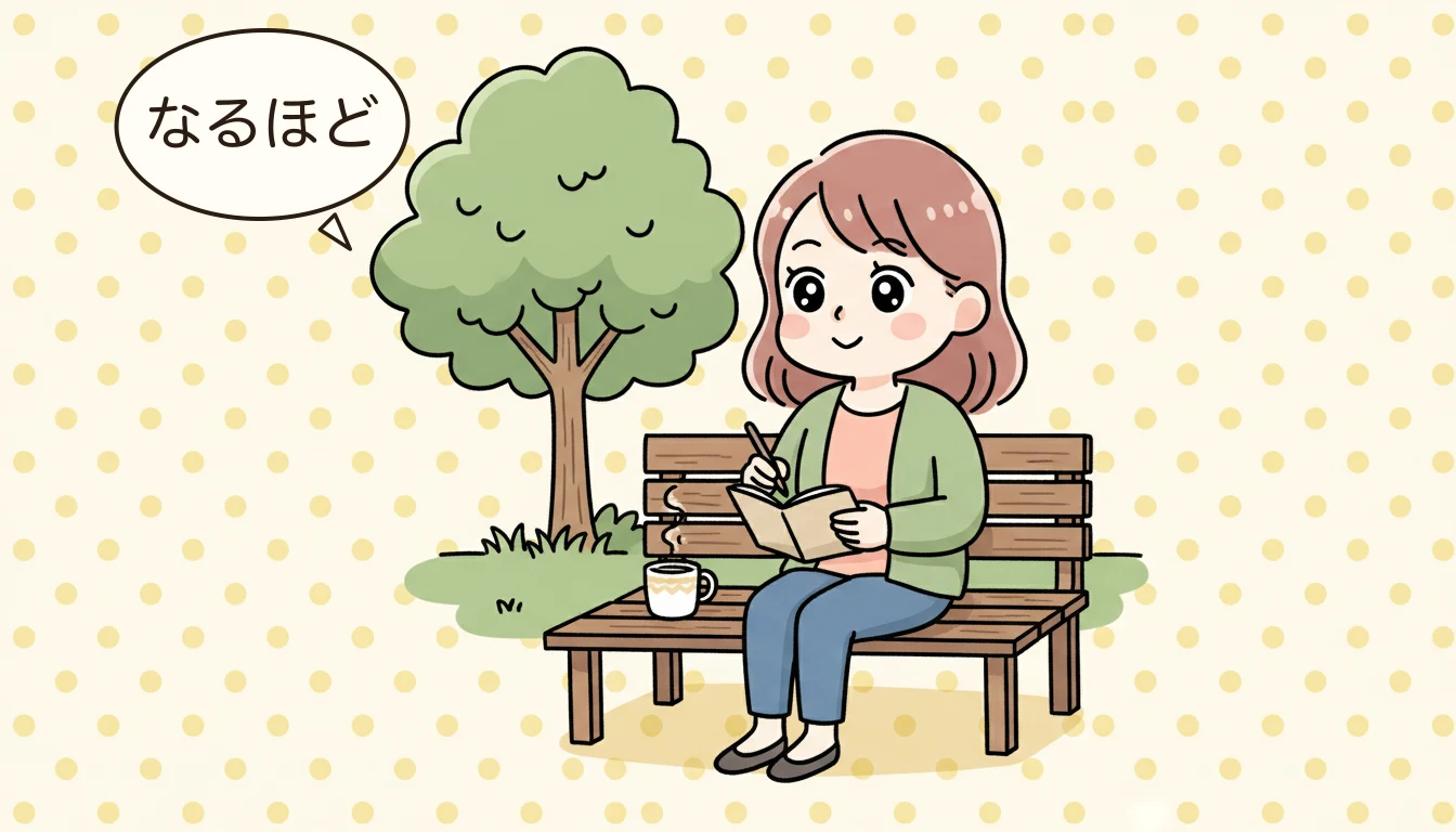 会員の声：18時閉所を乗り越えた1年目の工夫の内容を表すコミックエッセイ風イラスト