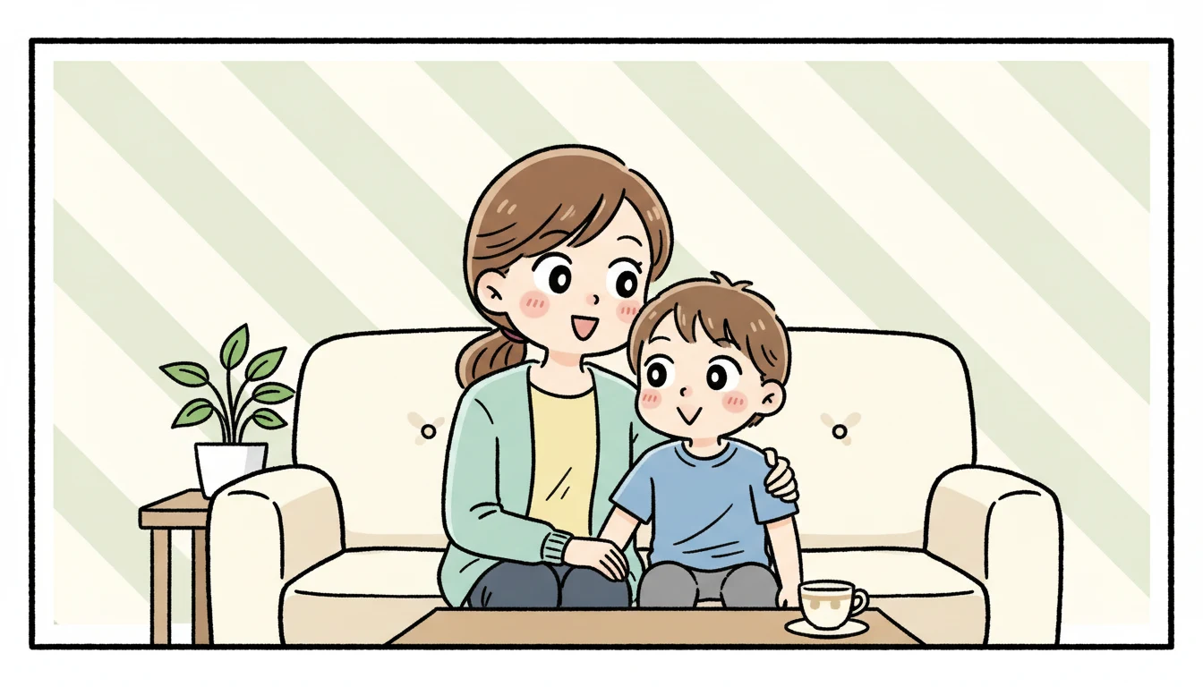 小4の壁を乗り越える3つの設計パターンの内容を表すコミックエッセイ風イラスト