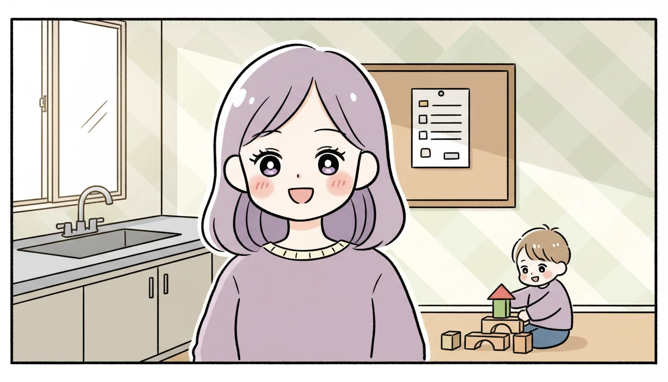 自治体独自の救済制度の内容を表すコミックエッセイ風イラスト