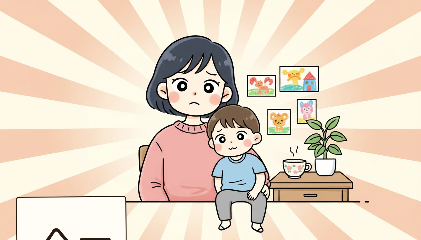 基準2：1クラブおおむね40人以下の内容を表すコミックエッセイ風イラスト