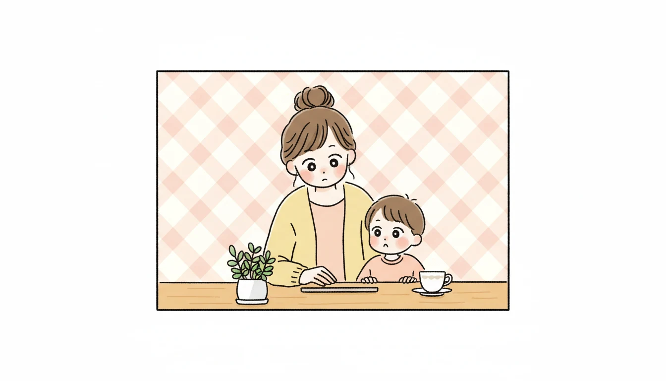 基準4：設備の基準の内容を表すコミックエッセイ風イラスト