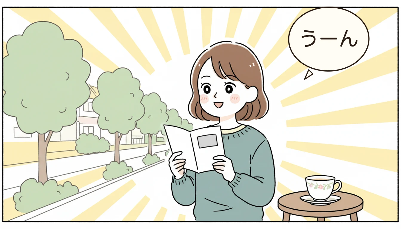 視点1：正式名称の違いの内容を表すコミックエッセイ風イラスト