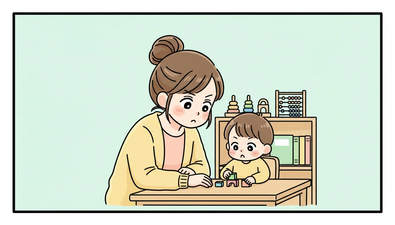 民間学童との関係性の内容を表すコミックエッセイ風イラスト