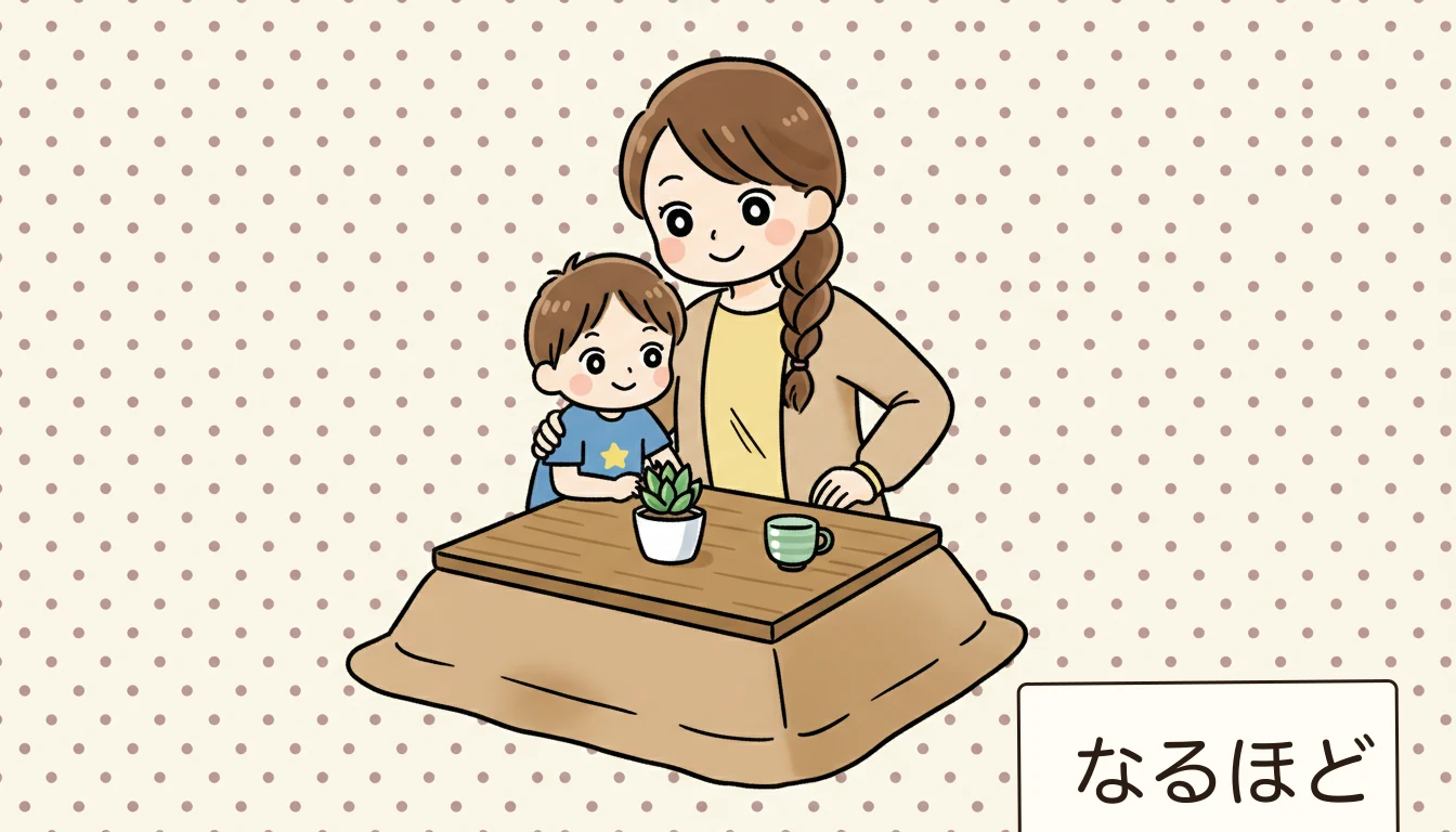 支援員の待遇と人手不足の背景の内容を表すコミックエッセイ風イラスト