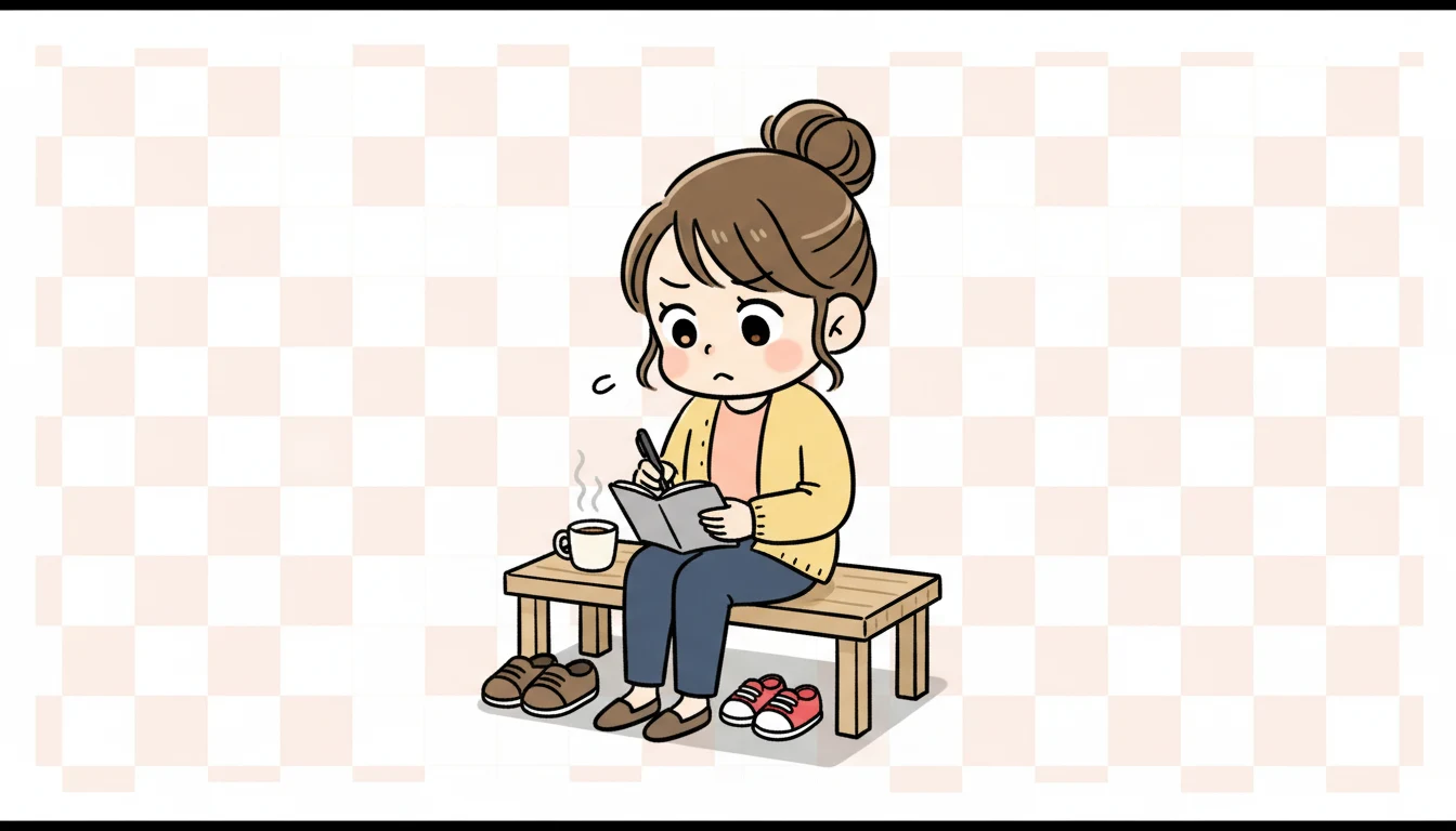 会員の体験談：一体型を使って良かったことの内容を表すコミックエッセイ風イラスト