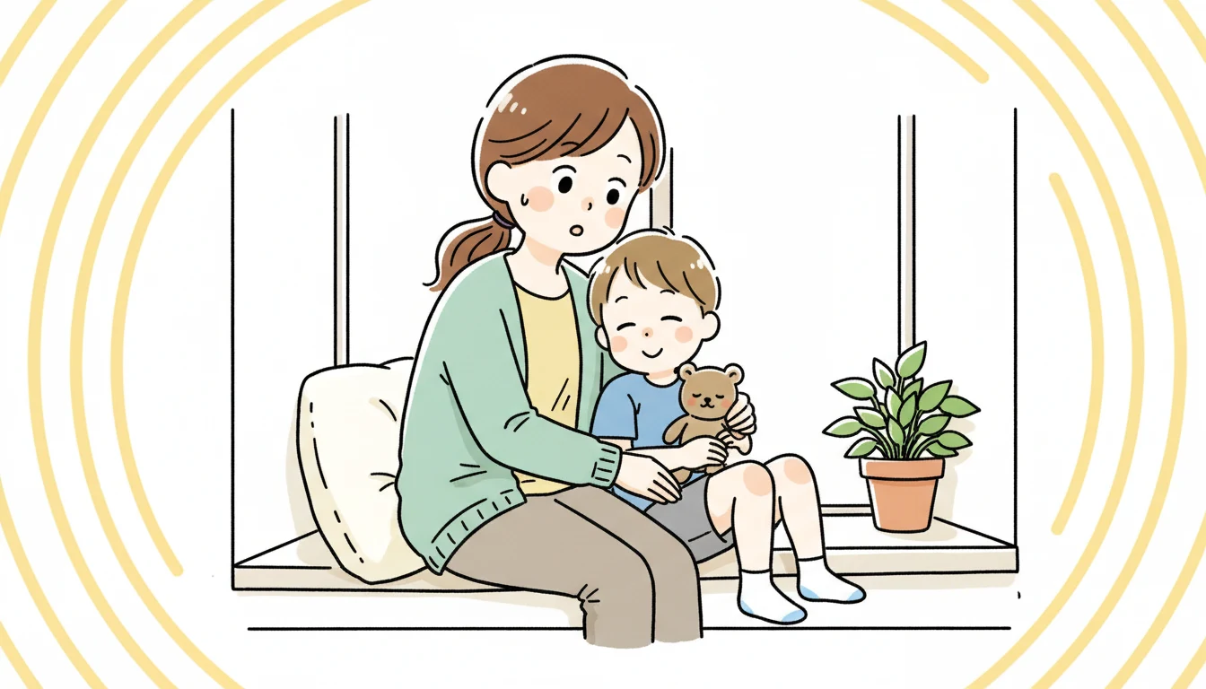連携型・一体型が実施されていない場合の内容を表すコミックエッセイ風イラスト