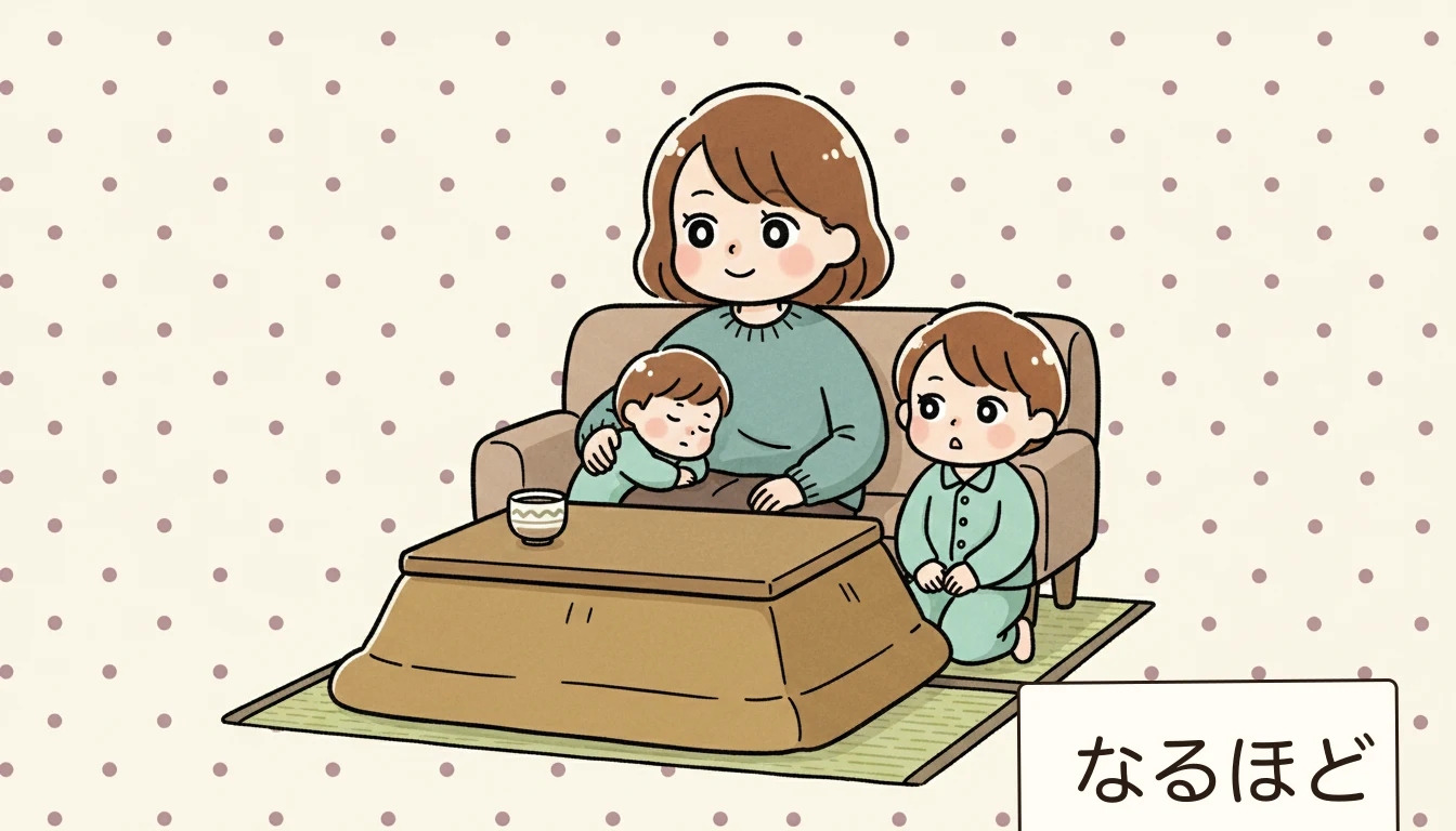 まとめの内容を表すコミックエッセイ風イラスト