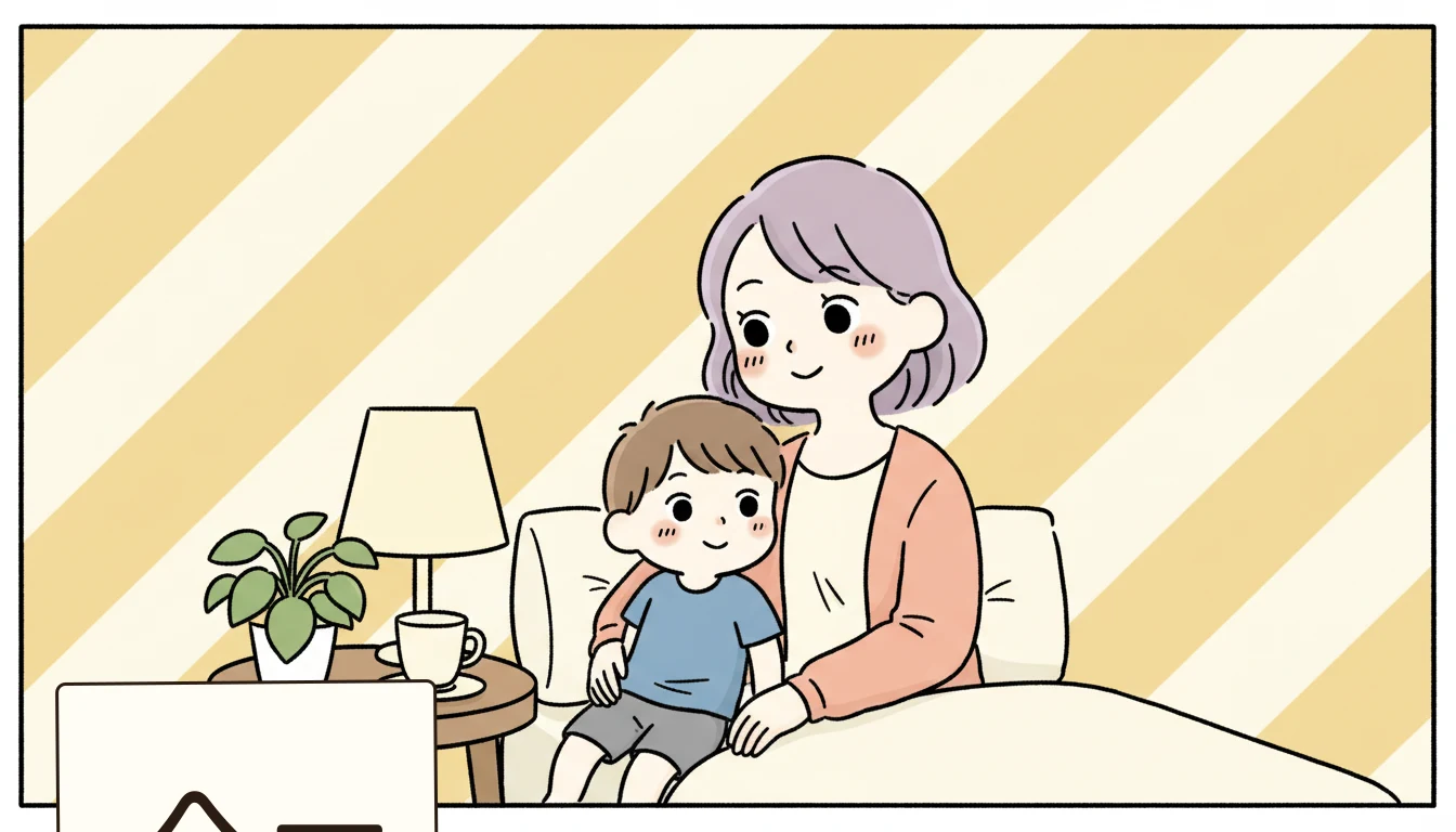カテゴリ3:カリキュラム(質問7-9)の内容を表すコミックエッセイ風イラスト