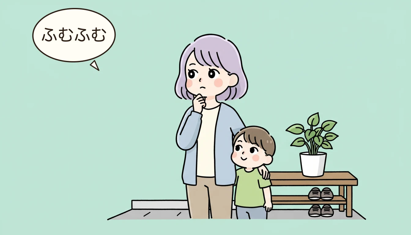 カテゴリ5:緊急時対応(質問12-13)の内容を表すコミックエッセイ風イラスト