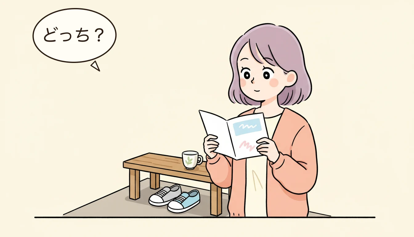 【エリア別】民間学童のおすすめと選び方の内容を表すコミックエッセイ風イラスト