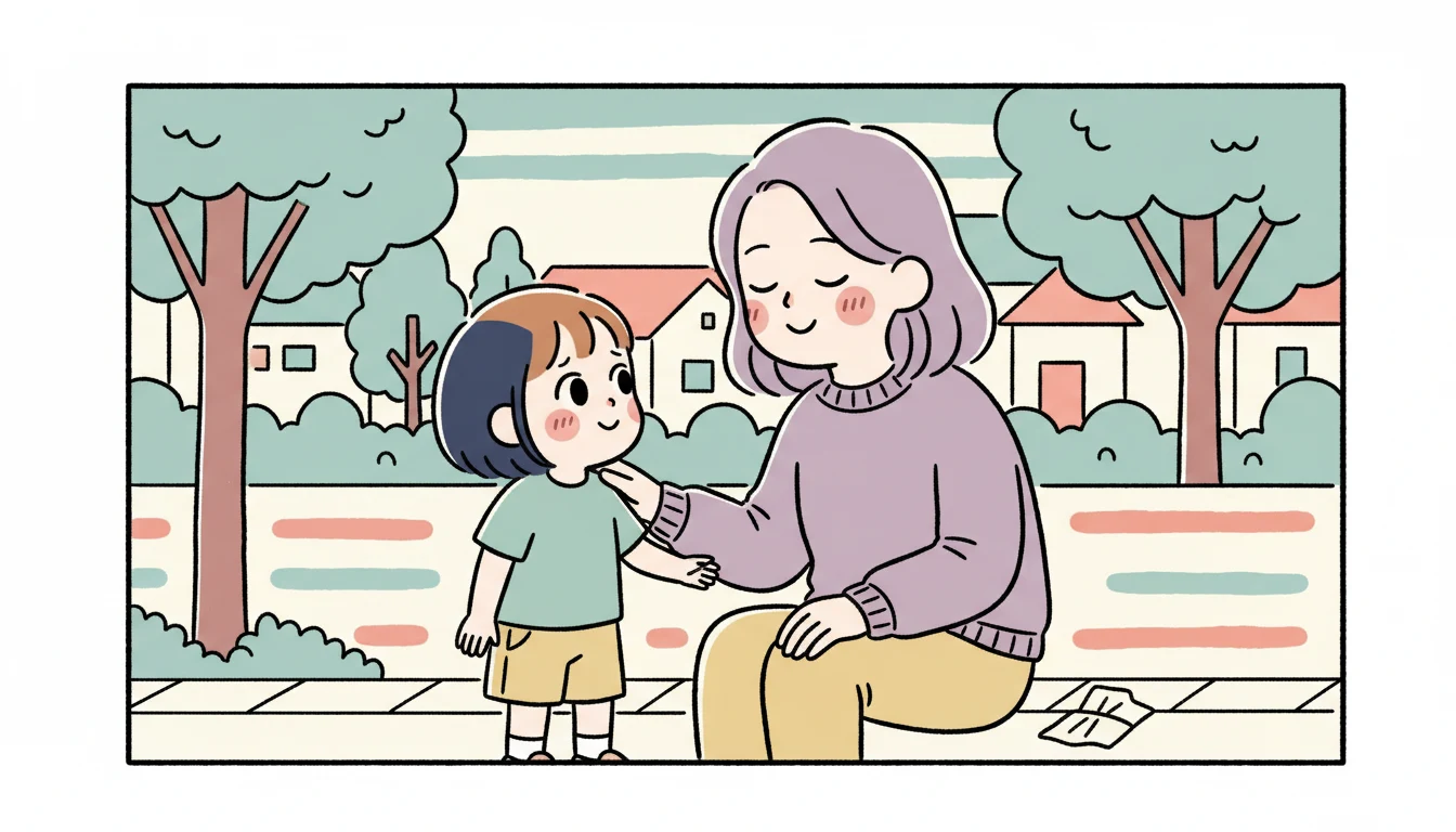 対処法の組み合わせパターン【実践例】の内容を表すコミックエッセイ風イラスト