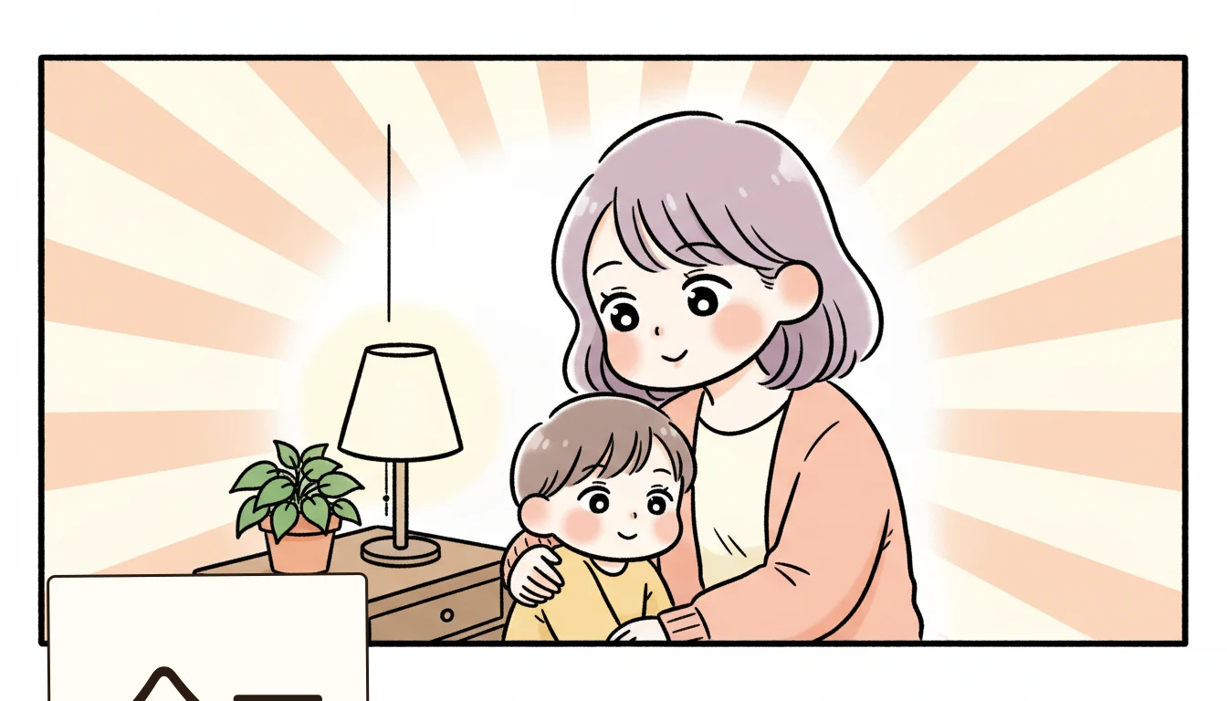 受かりやすくなるコツの内容を表すコミックエッセイ風イラスト