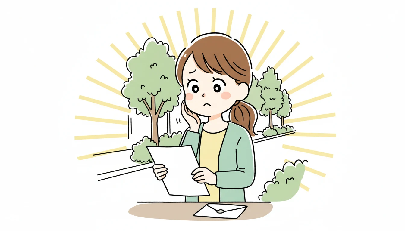 不承諾(落選)後にやるべきことの内容を表すコミックエッセイ風イラスト