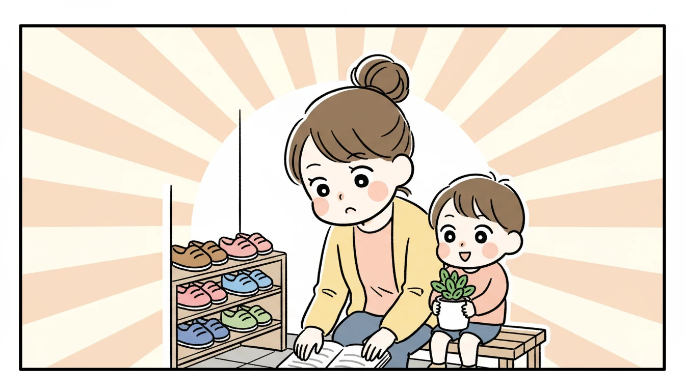 よくある質問の内容を表すコミックエッセイ風イラスト