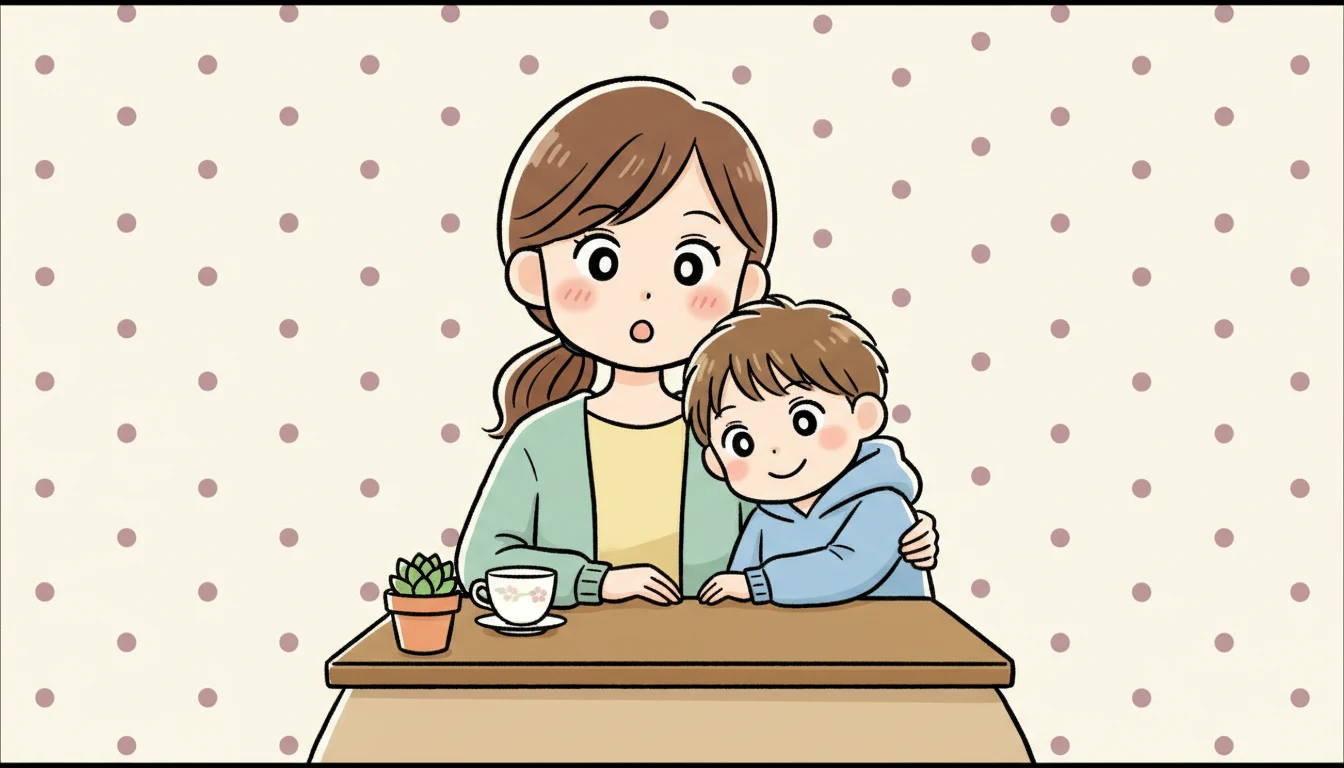 【ポイント5】資格・研修体制を確認するの内容を表すコミックエッセイ風イラスト