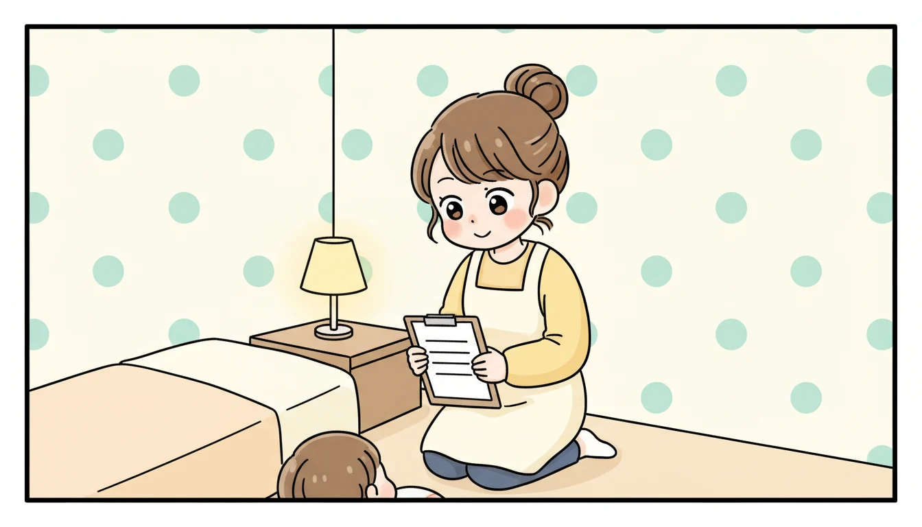 【ポイント6】指導員同士の連携とチームワークの内容を表すコミックエッセイ風イラスト