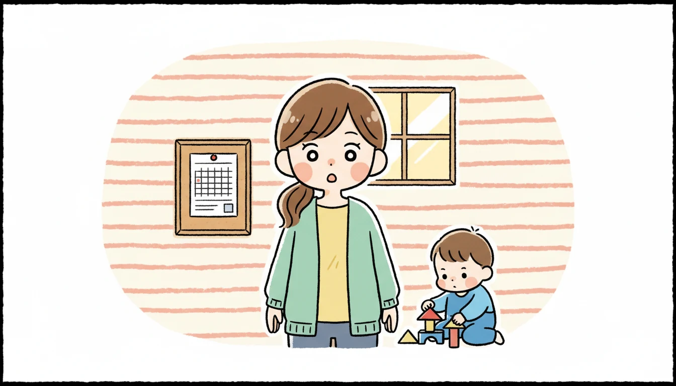 公立・民間別の受け入れ学年の内容を表すコミックエッセイ風イラスト
