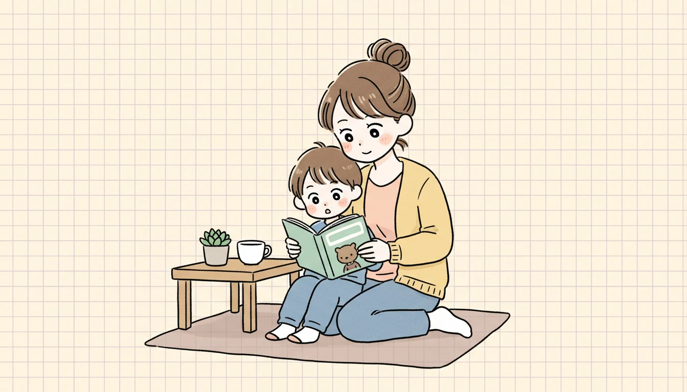 「小4の壁」とはの内容を表すコミックエッセイ風イラスト