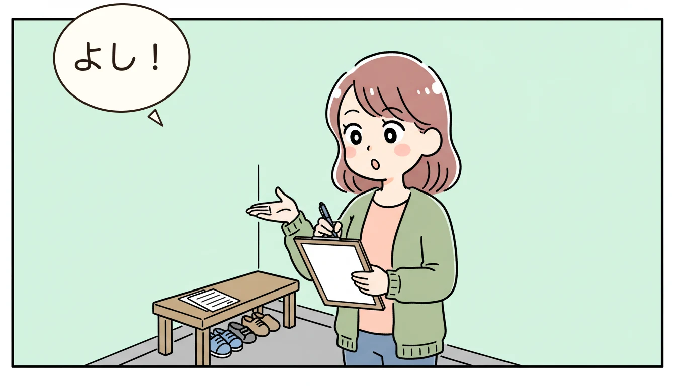 対処法5: 自治体への再申請・働きかけの内容を表すコミックエッセイ風イラスト