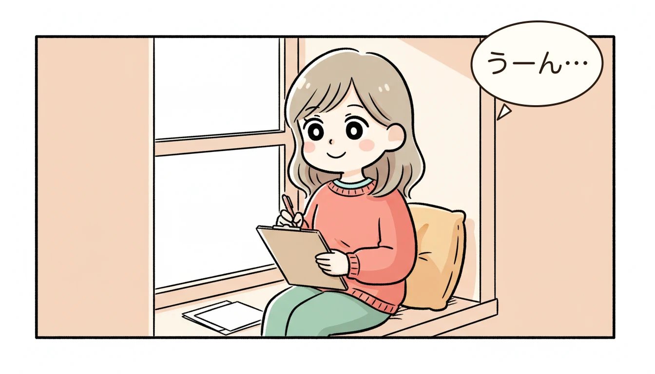 学童保育の申込時期と流れの内容を表すコミックエッセイ風イラスト