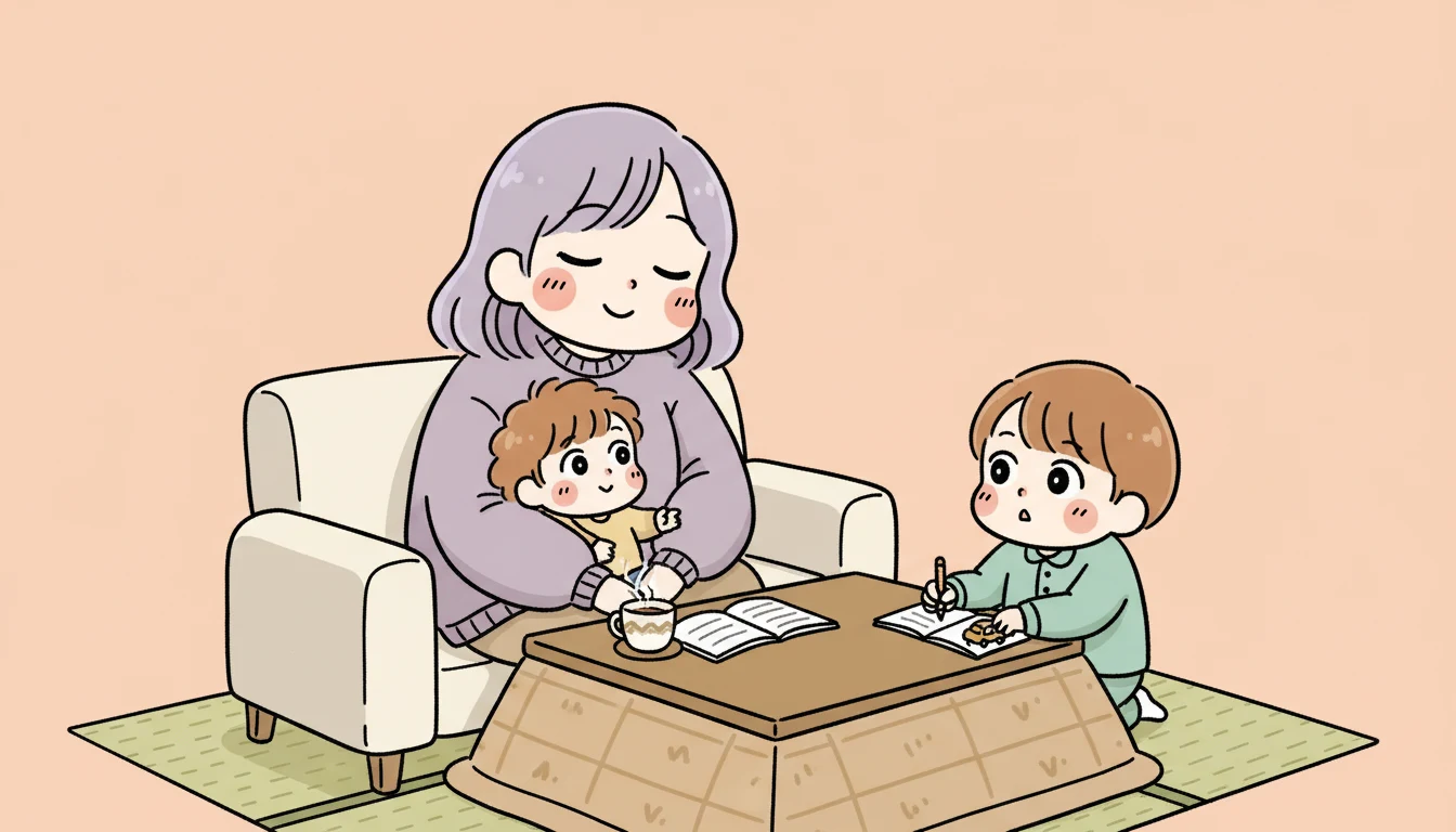 まとめの内容を表すコミックエッセイ風イラスト