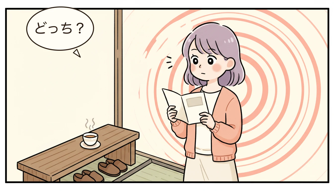 2. 配達エリアの比較の内容を表すコミックエッセイ風イラスト