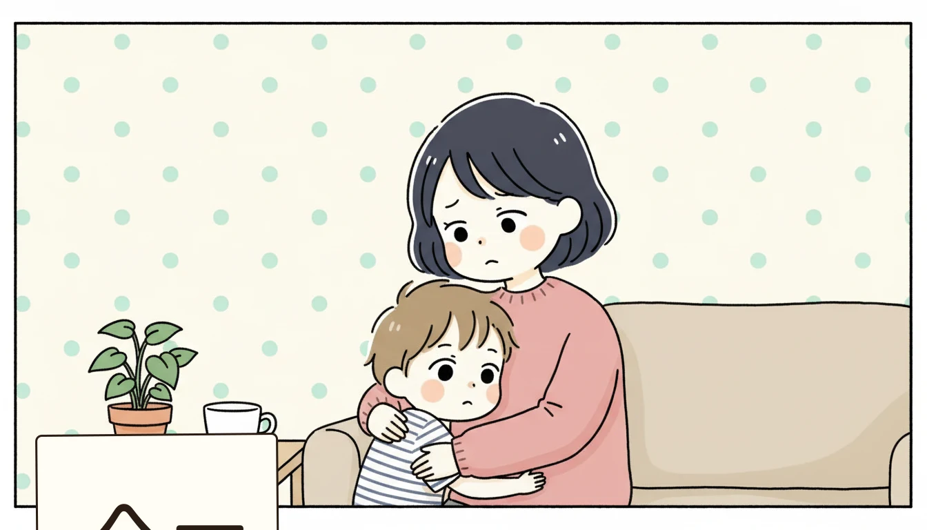 実際に切り替えた家庭のリアルの内容を表すコミックエッセイ風イラスト