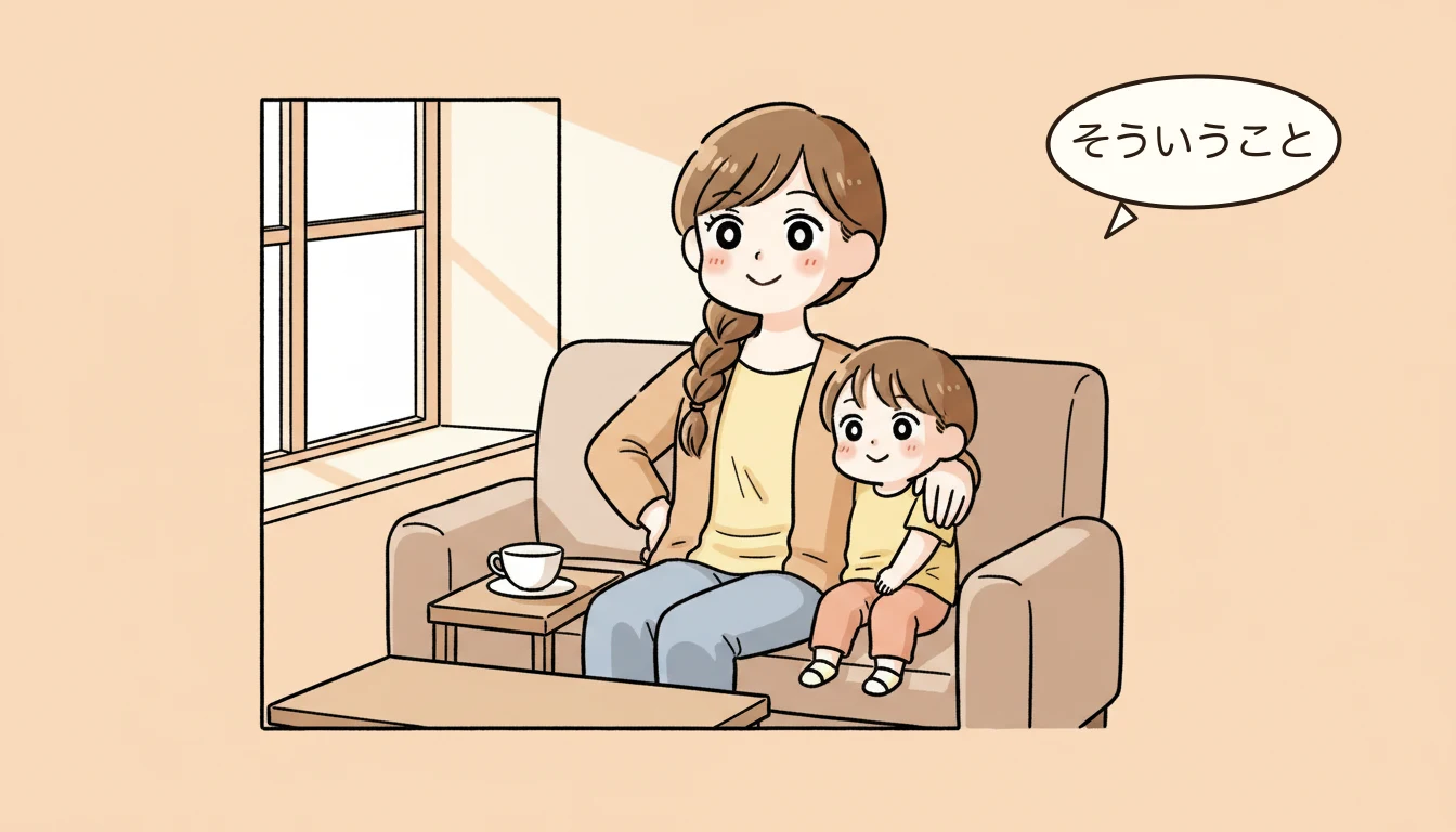 まとめ：Kit Oisixは「脳の静けさ」を買うサービスの内容を表すコミックエッセイ風イラスト