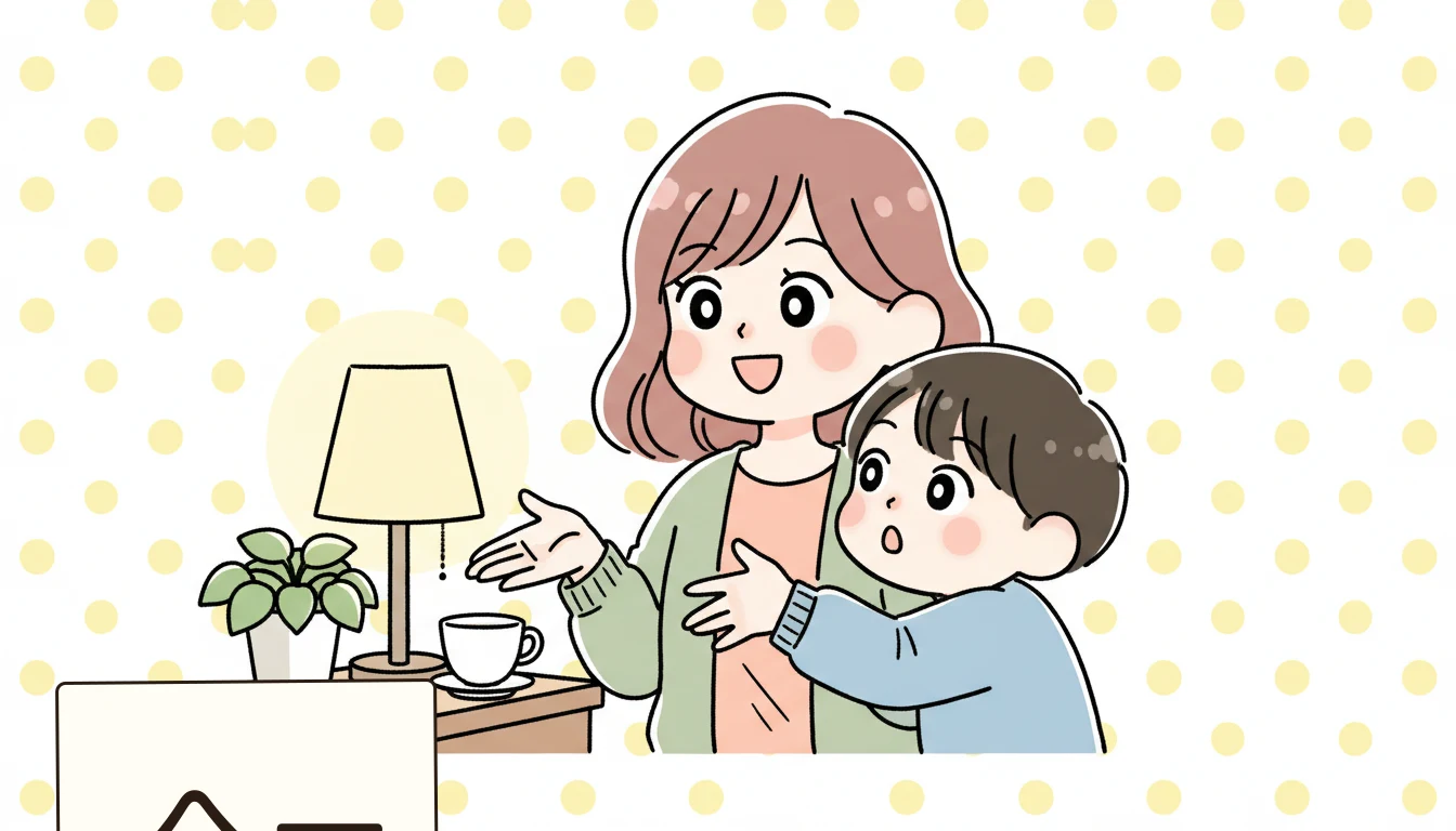 正直なデメリット（ここが本音）の内容を表すコミックエッセイ風イラスト