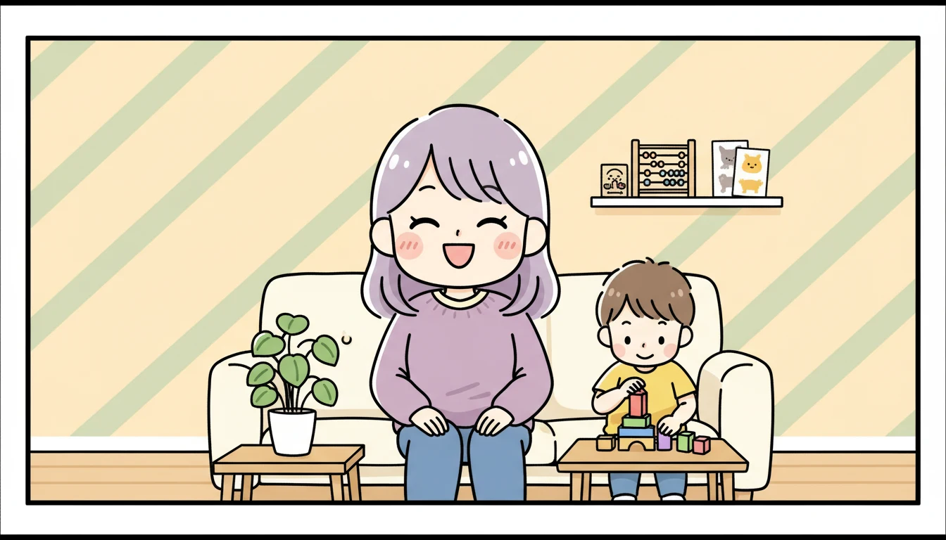 逃げ道4:民間学童の昼食オプション(我が家の最終解)の内容を表すコミックエッセイ風イラスト
