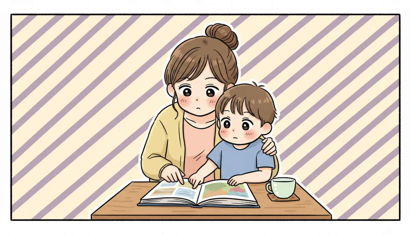 4位:soranome(ソラノメ)の内容を表すコミックエッセイ風イラスト