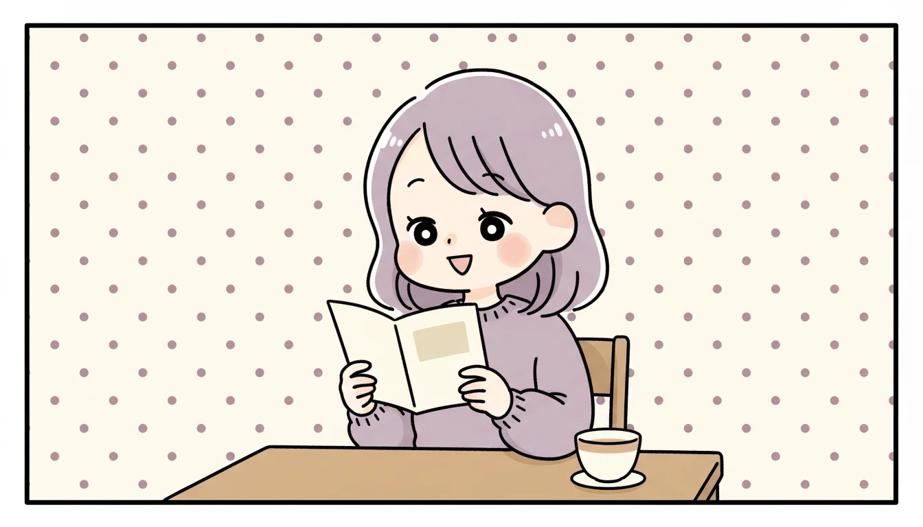 英語学童を選ぶ際の注意点は？の内容を表すコミックエッセイ風イラスト