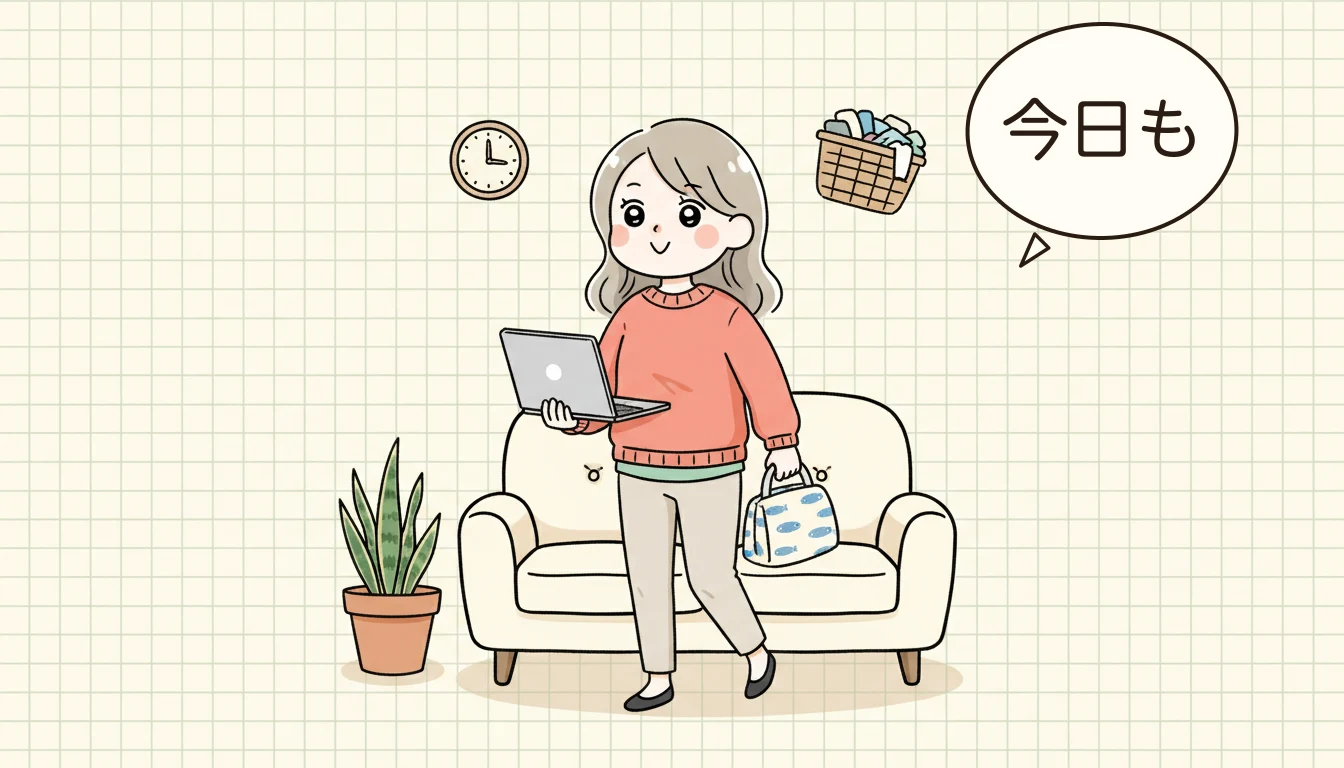 中学受験と学童の両立、なぜ悩むのか？の内容を表すコミックエッセイ風イラスト