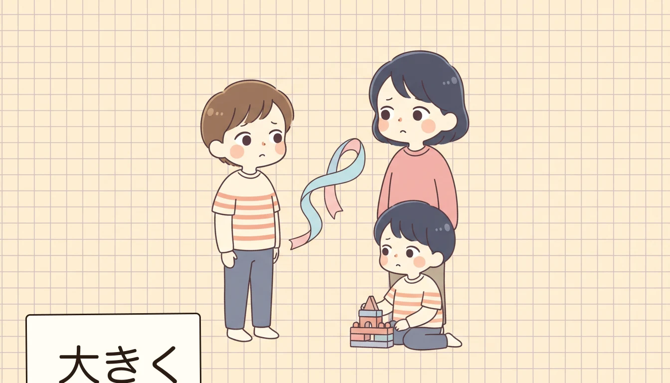 学年別ロードマップ：学童から塾へのシフト計画の内容を表すコミックエッセイ風イラスト