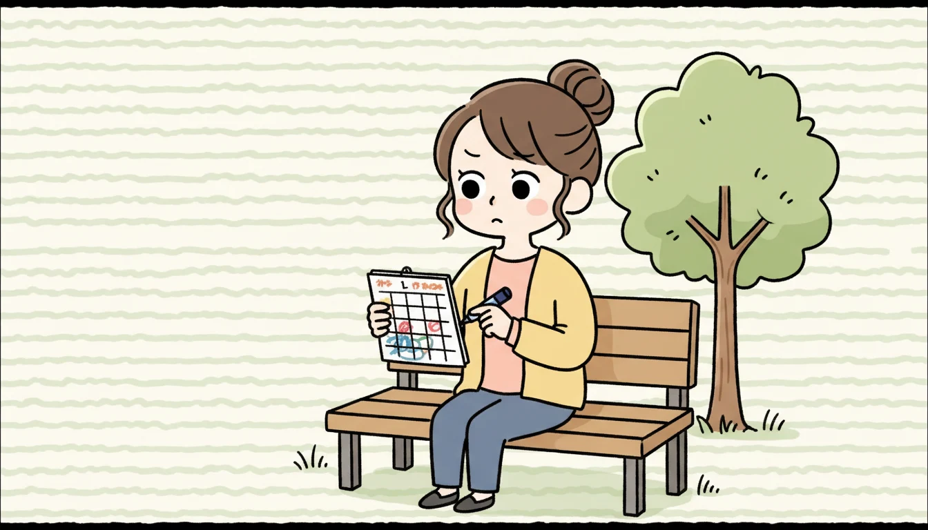 両立を成功させるスケジュール設計の実例の内容を表すコミックエッセイ風イラスト