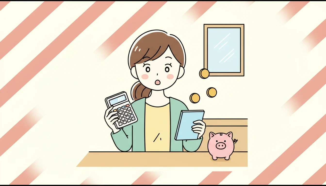 学童と塾の併用にかかる費用は？の内容を表すコミックエッセイ風イラスト