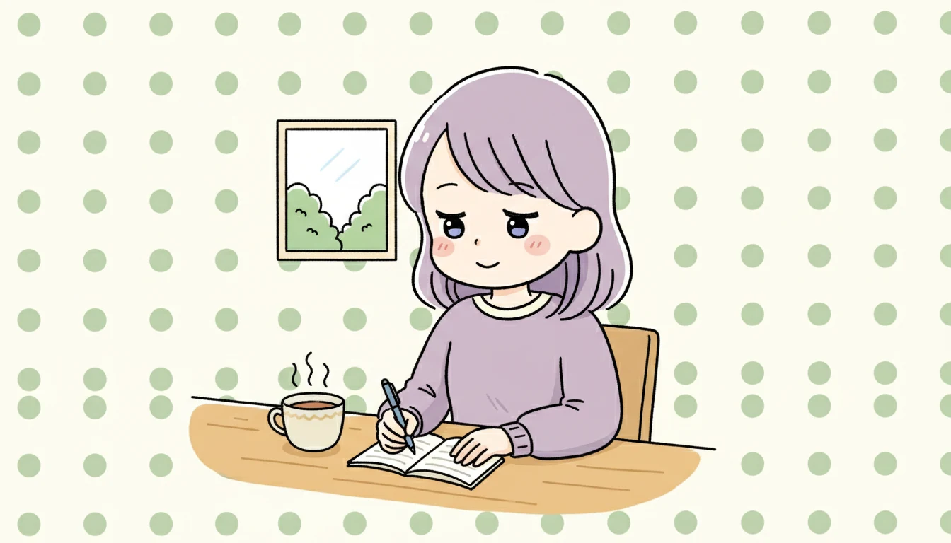 無料体験の回し方(3週間で決める)の内容を表すコミックエッセイ風イラスト