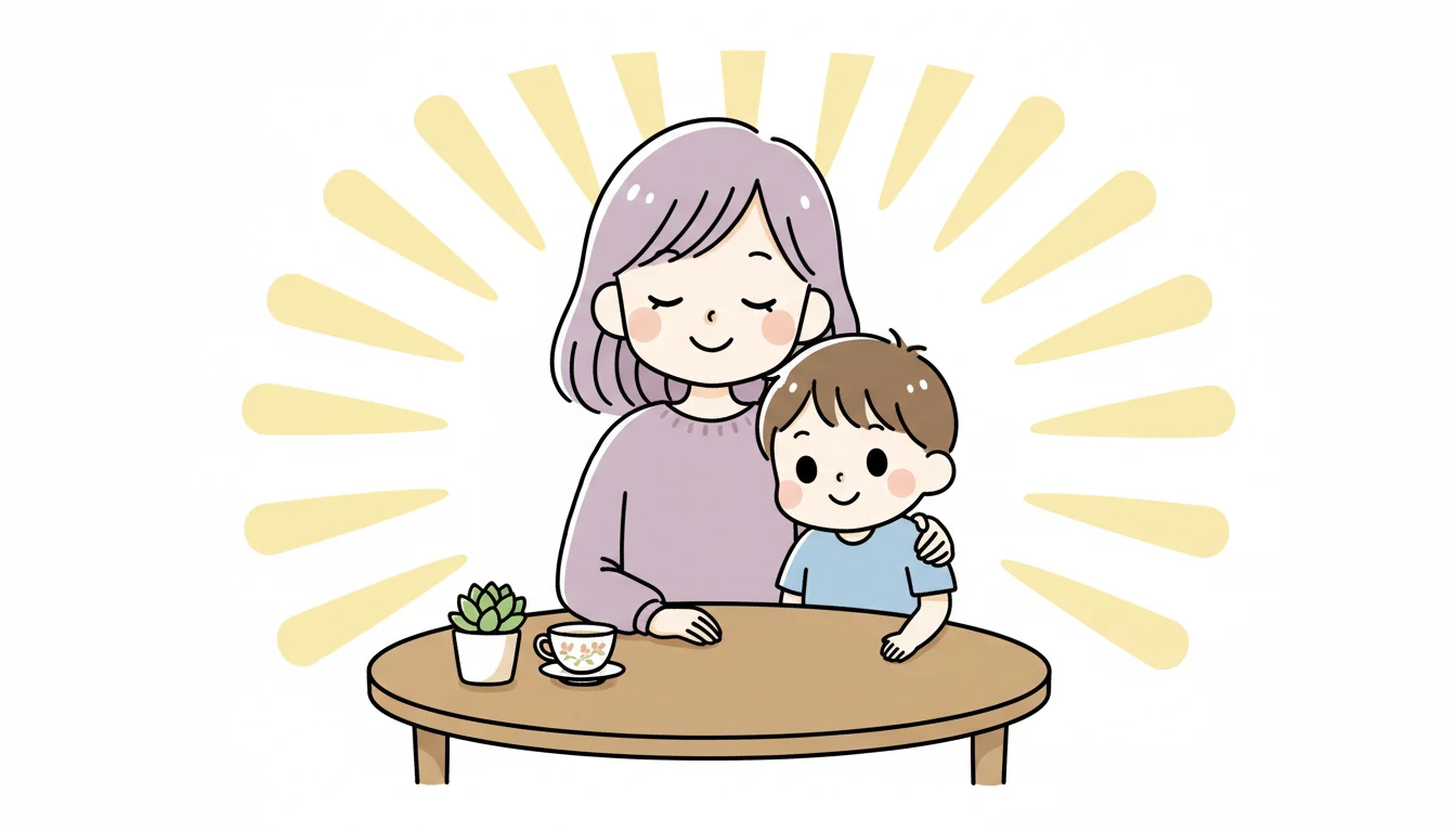 1位:QQキッズ — 娘が唯一2年続いた『土台』の内容を表すコミックエッセイ風イラスト