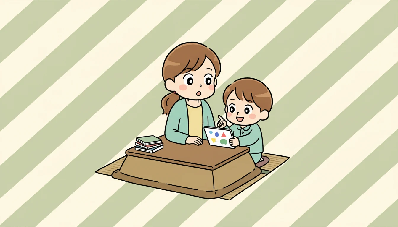 どんな習い事プログラムがあるの?の内容を表すコミックエッセイ風イラスト
