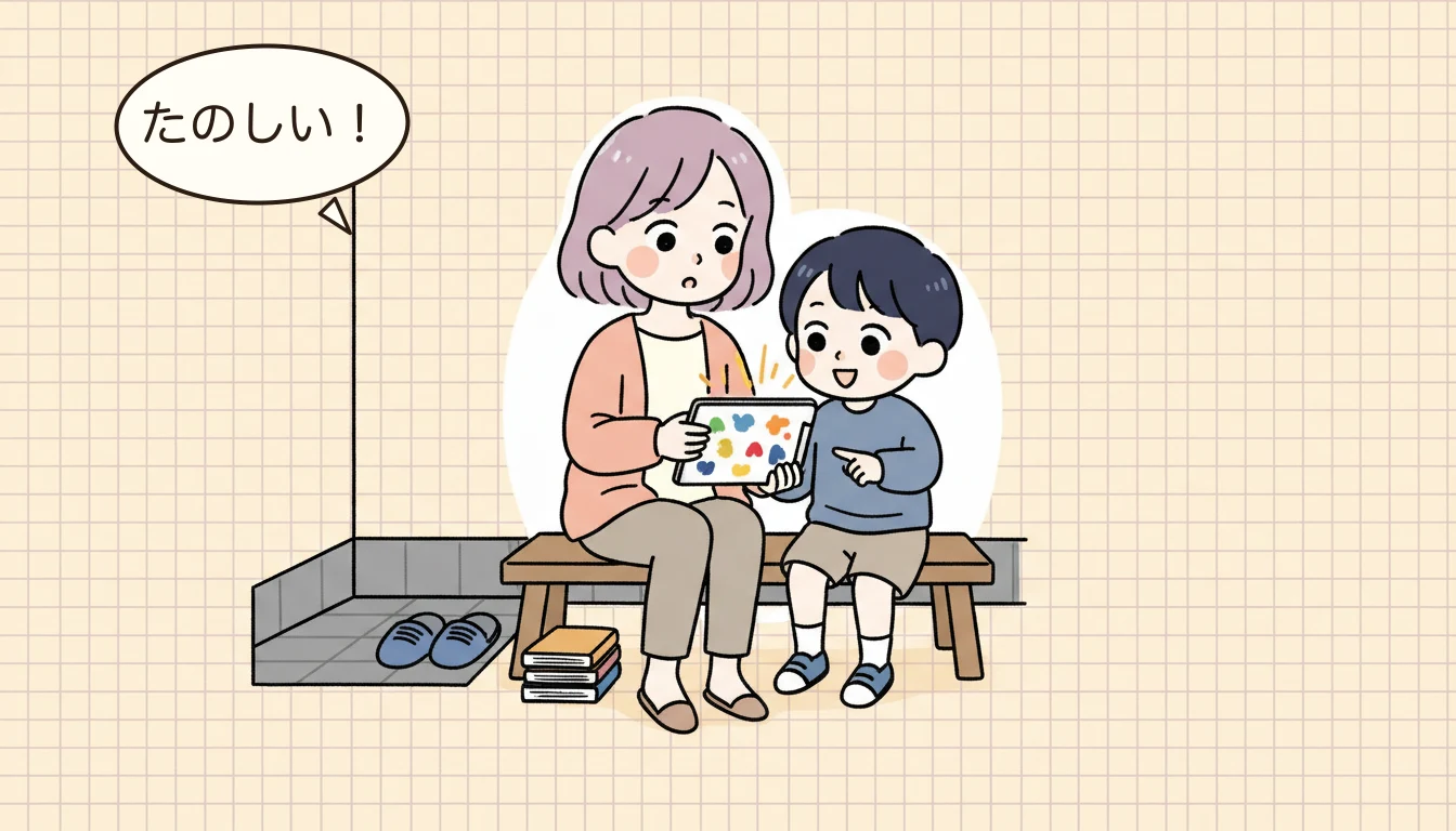 学童でプログラミングを学ぶ時代が来た?の内容を表すコミックエッセイ風イラスト
