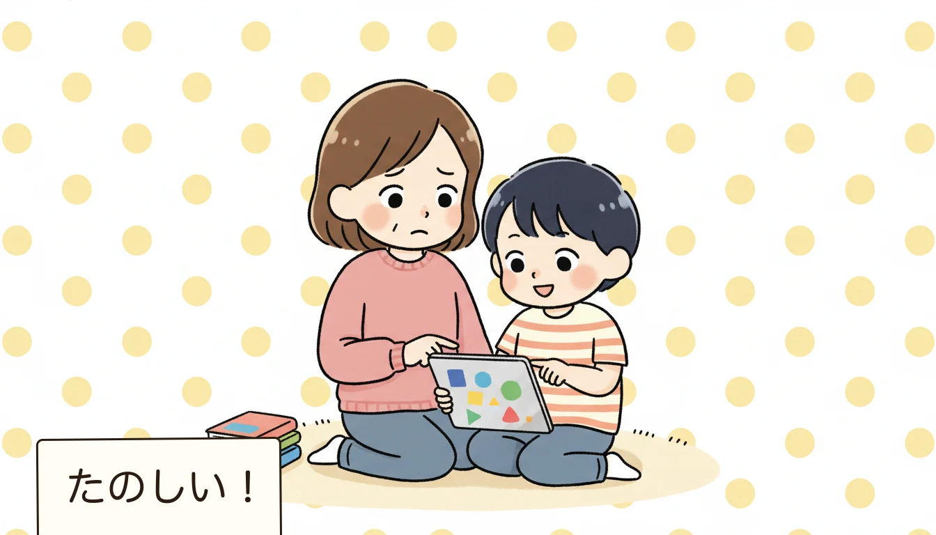まとめ:学童のプログラミングで未来のスキルを楽しくの内容を表すコミックエッセイ風イラスト
