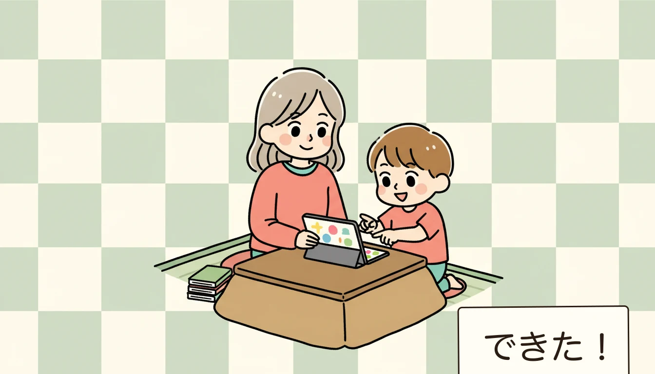 公立学童の学習支援はどこまでやってくれる?の内容を表すコミックエッセイ風イラスト