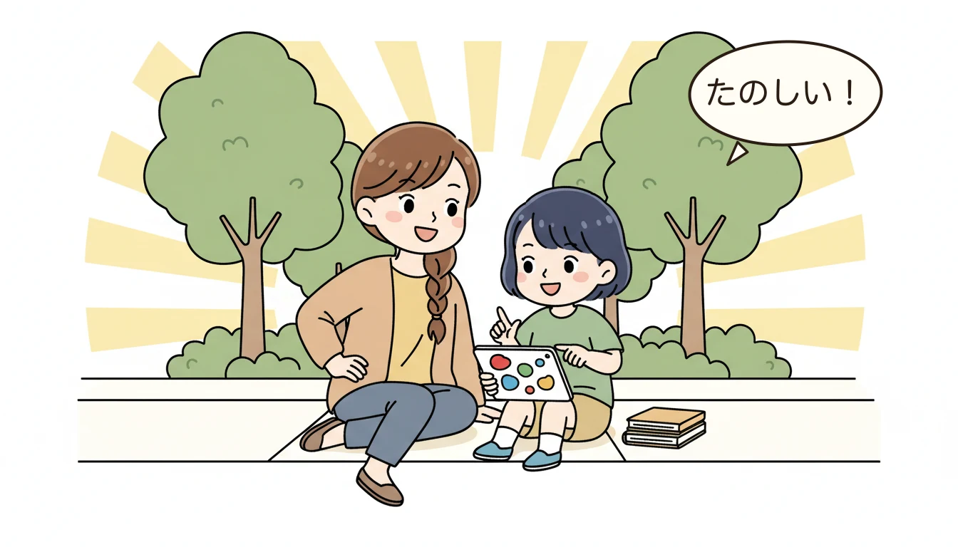 学習支援の質を見極めるチェックポイントは?の内容を表すコミックエッセイ風イラスト