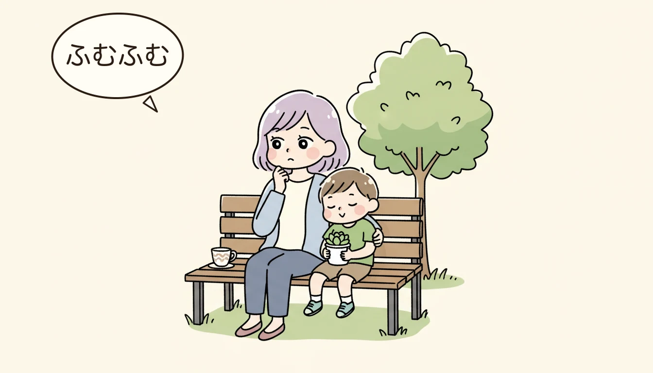 学力に不安がある場合、学童でできる対策は?の内容を表すコミックエッセイ風イラスト
