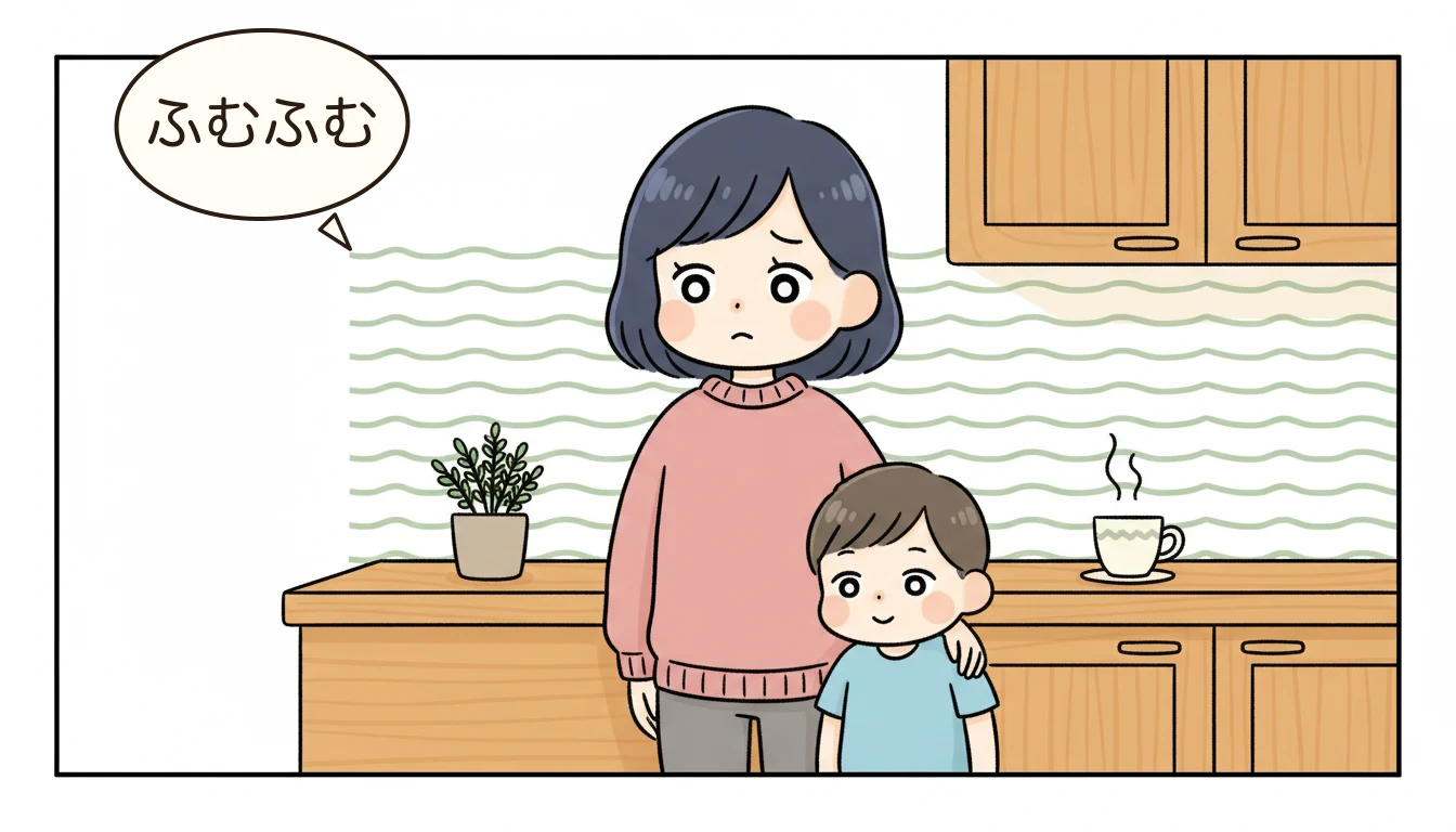 10年分のトレンド(概算値)の内容を表すコミックエッセイ風イラスト