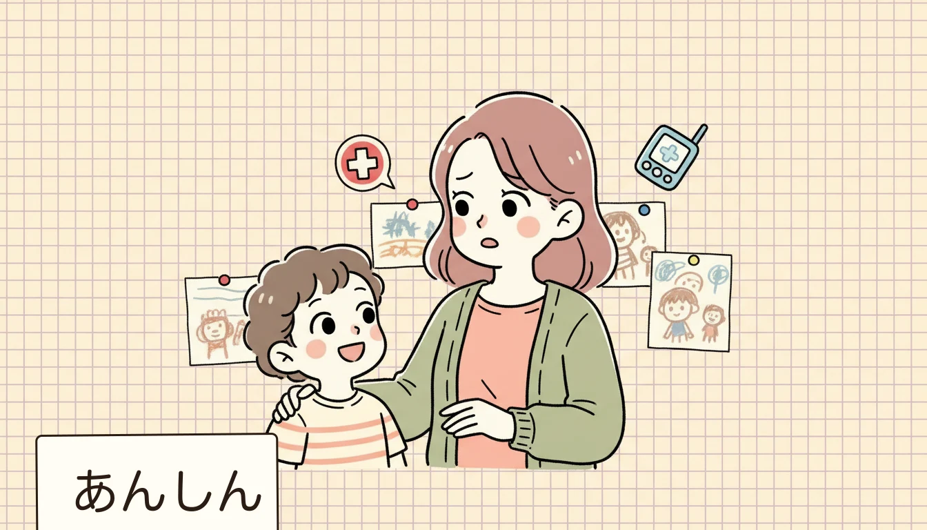 重大事故の傾向の内容を表すコミックエッセイ風イラスト