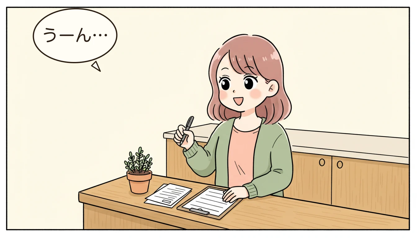 入所前に確認すべき保険チェックリストの内容を表すコミックエッセイ風イラスト