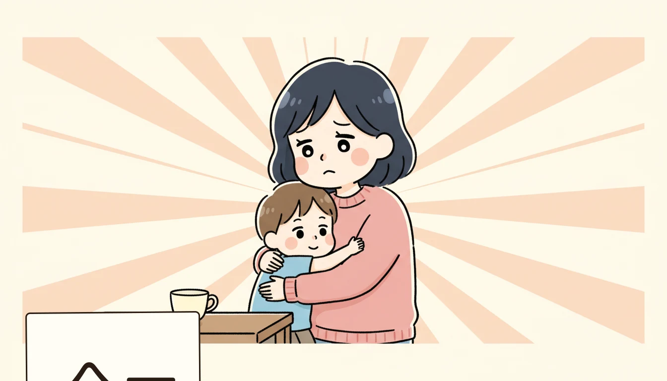 関連記事の内容を表すコミックエッセイ風イラスト